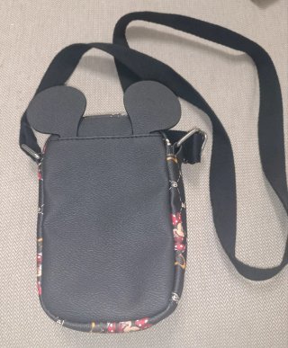 Bolso Disney Minnie Mouse Negro Sin Estrenar