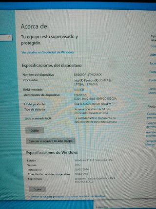HP 260 G1 Mini PC 8GB RAM 128GB SSD W10 LTSC