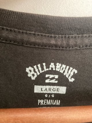 Camiseta Billabong Talla L Negra