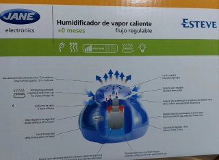 Humidificador Vapor Caliente Jané NUEVO