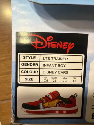 Zapatillas niño Disney Cars Talla 26