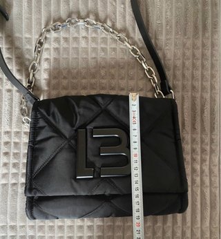 Bolso bandolera Bimba y Lola negro acolchado
