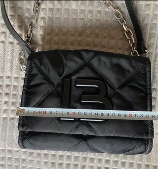 Bolso bandolera Bimba y Lola negro acolchado