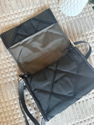 Bolso bandolera Bimba y Lola negro acolchado