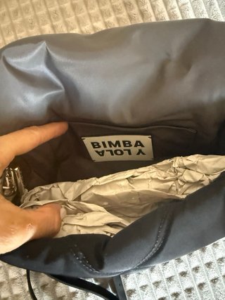 Bolso bandolera Bimba y Lola negro acolchado