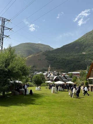 Ombrelloni con base per eventi/matrimoni
