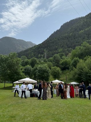 Ombrelloni con base per eventi/matrimoni