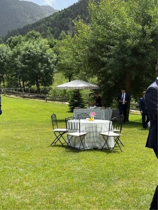 Ombrelloni con base per eventi/matrimoni