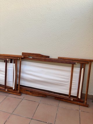Hamacas de Madera y Lona