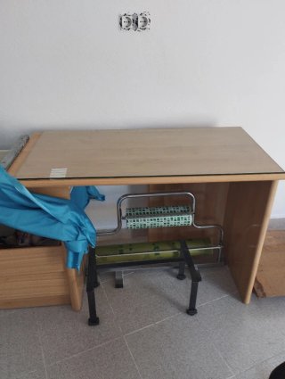 Mesa escritorio con ala y cajonera