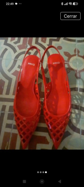 Zapatos Mango Rojos Talla X