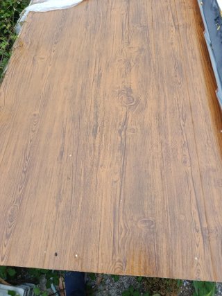 Panel sándwich imitación teja madera