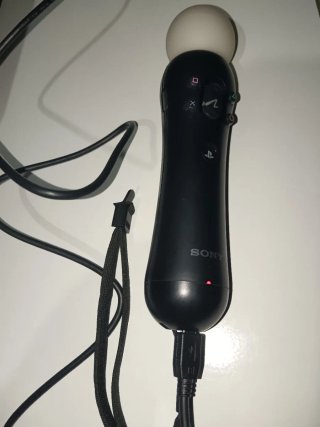 1 Mando PlayStation Move PS3/PS4 con su cable