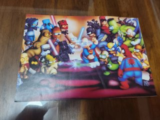 Póster Simpson Marvel y Star Wars