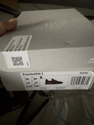 Tenis Adidas Niños Negro/Rojo