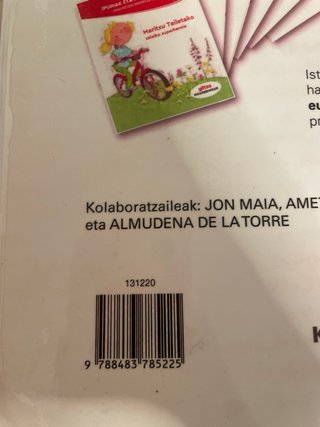 Ipuinak eta abenturak irakurtzen trebatzeko. Ko...
