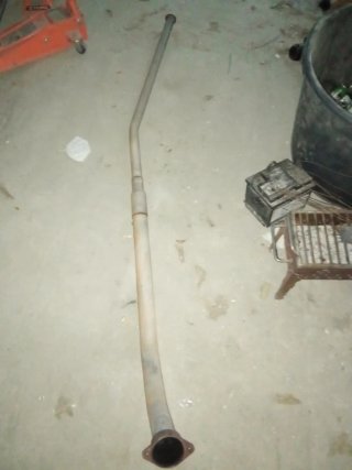 Tubo de escape recto Peugeot 205
