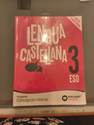 Lengua castellana, 3 ESO