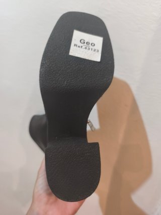 Botines negros tacón plataforma nuevos
