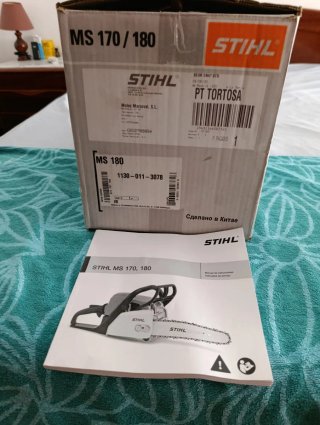 Motosierra STIHL MS 180 a estrenar