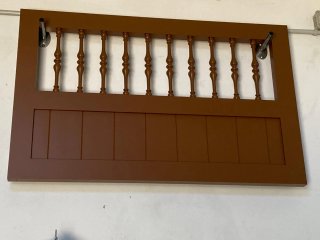 Valla decorativa aluminio . Ancho 147,5cm Altura93