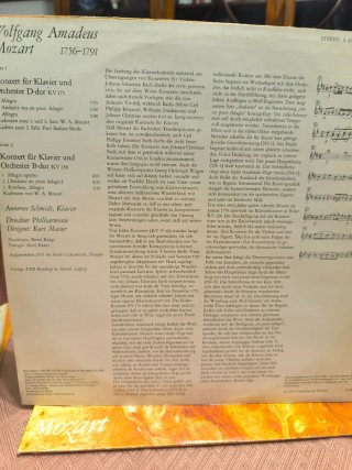 Mozart: Conciertos de piano, 5 LPs