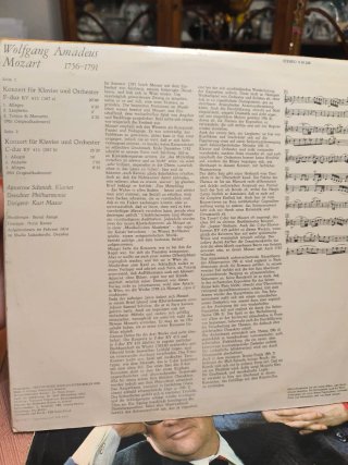Mozart: Conciertos de piano, 5 LPs