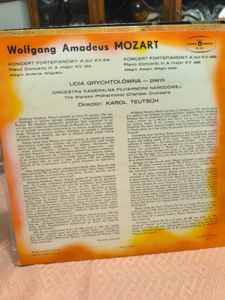 Mozart: Conciertos de piano, 5 LPs