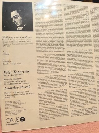 Mozart: Conciertos de piano, 5 LPs