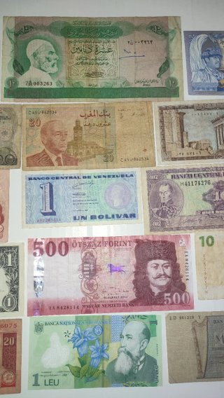 Lote de Billetes Internacionales