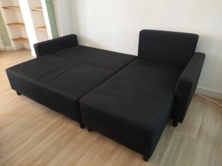 Sofá modular tela negro