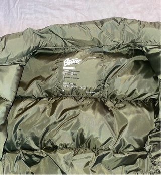 Chaqueta acolchada verde