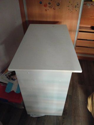 Escritorio infantil madera blanco