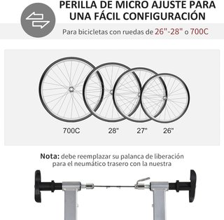 Rodillo entrenamiento bicicleta
