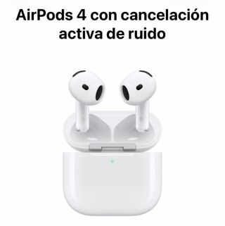 Airpods 4 con cancelación activa de ruido