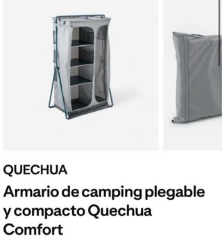Armario de camping Quechua plegable