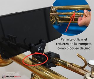Soporte móvil para trompeta | Atril