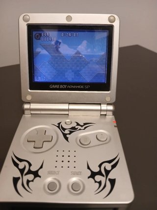 Nintendo Game Boy Advance SP Plata