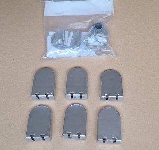 3 Estores Enrollables blanco y acabado en aluminio