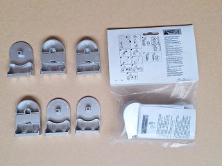 3 Estores Enrollables blanco y acabado en aluminio