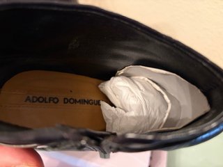 Botines de piel con plataforma y tacón