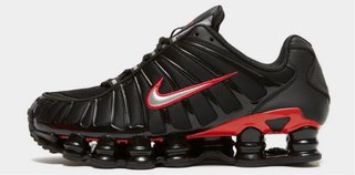 Nike Shox tl 45 Negro Rojo