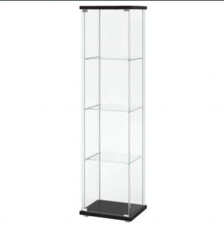 Vitrina Ikea Negra Cristal