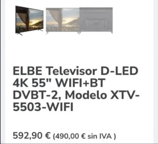 Castellgali !! Hoy!! Vendo!!ii Smart TV 4K UHD