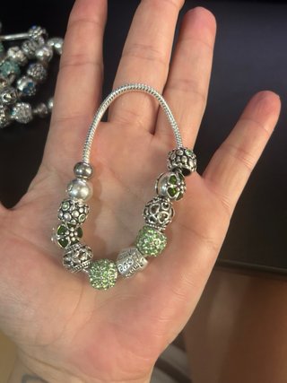 4 Pulseras bisutería Estilo Pandora