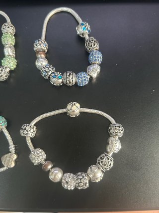 4 Pulseras bisutería Estilo Pandora