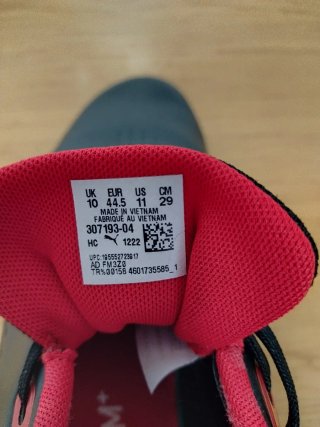 Tenis Puma Ferrari Negro/Rojo