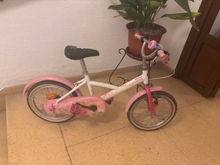 Bicicleta infantil rosa Btwin