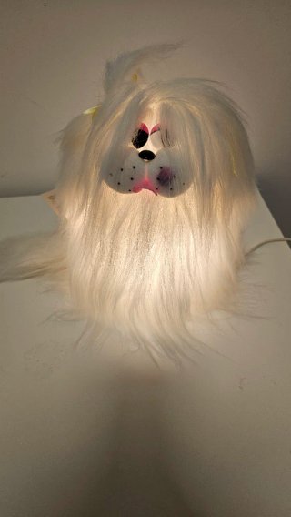 Lámpara Peluche Perro Vintage Muñecos Amber