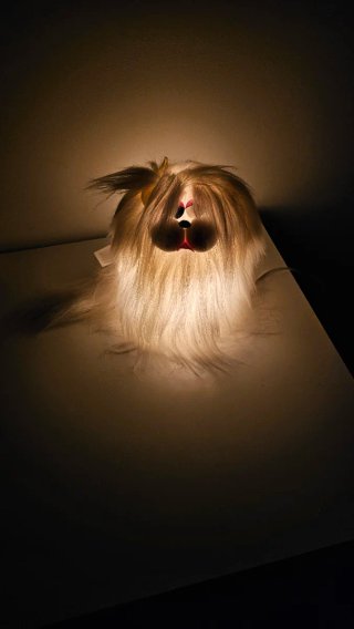 Lámpara Peluche Perro Vintage Muñecos Amber